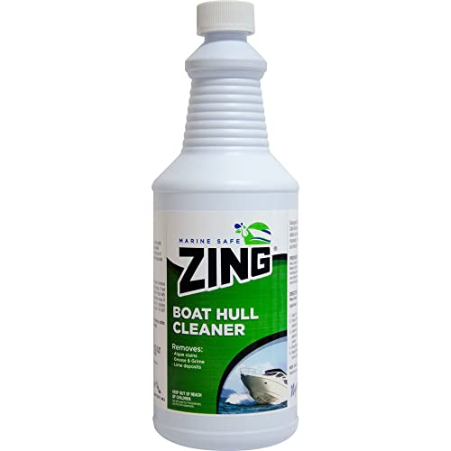 Zing 10121 Marine Safe Aluminum and Pontoon Boat Cleaner - 1 Quart