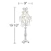 Regency Hill Fay Traditional Crystal Accent Table Lamp 19 1/2
