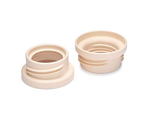Image of Motif Medical Narrow Neck Breast Pump Bottle Adapter - Breast Pump Bottle Connector for Motif Luna, Duo, Twist, Spectra Bottles, Ameda MYA & MYA Pro - Must-Have Breastfeeding Essentials (Set of 2)