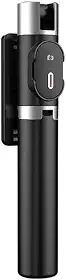 Docooler Multifuncional Sem Fio Bt Selfie Vara Para Celular Dobrável Handheld Monopé Obturador Remoto Mini Tripé Extensível Para Telefone (Preto)