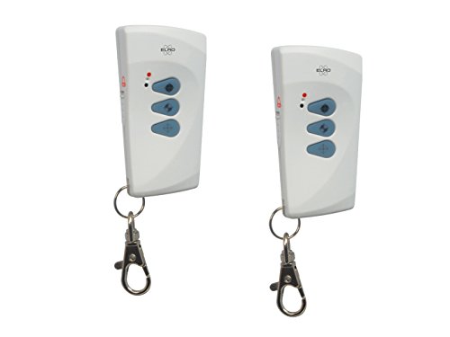 2er Set Fernbedienung Zubehör für ELRO Pro Alarmsystem AP5500, Funkfernbedienung Alarmanlage