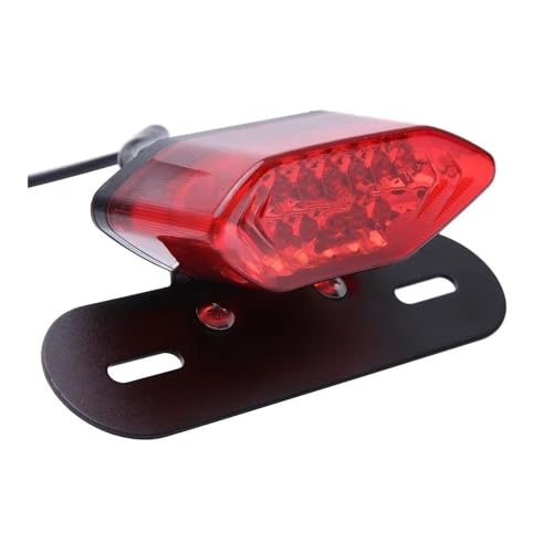Feu d'arrêt arrière moto LED avec feux clignotants pour permis - 3