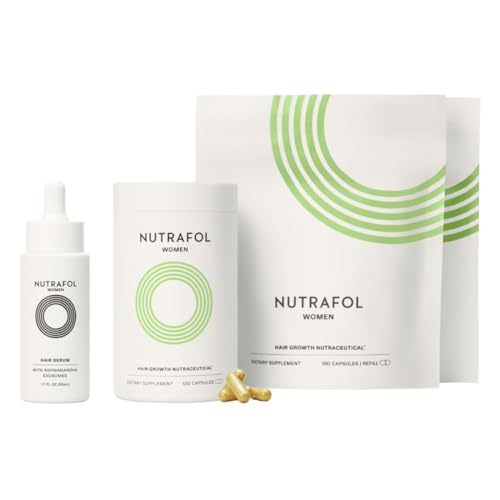 Nutrafol Women's Hair Growth Supplements and Hair Serum, Ages 18-...