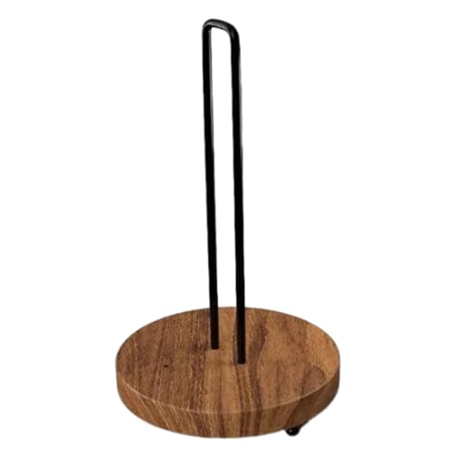 Encimera toallero de papel de madera y soporte de servilletas rústico para cocina 7