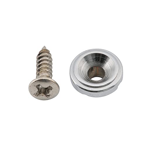 Musiclily Pro Steel Vintage Tele String Guide String Tree Retainer for Telecaster Style Electric Guitar Chrome