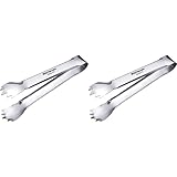 Westmark Zuckerzange, Mit Zacken, Länge 12,5 cm, Rostfreier Edelstahl, 62652270 (Packung mit 2)