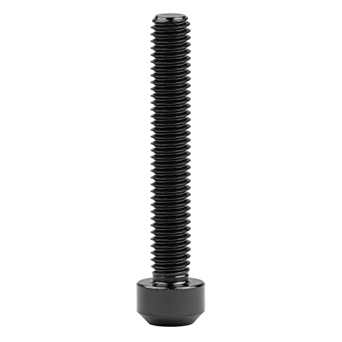 Image of Titanium Torx Square Head M6 x 10 15 20 25 30 35 40 45 50 60 65 70 80mm Screw Pack of 5 (Black, M6x40mm)
