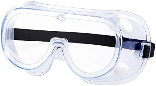 iStreet 2 x Safety Goggles | Protective Goggles over Glasses, Anti-Fog/Steam/Scratch Soft Crystal Clear Eye Protection - Perfect for Construction, DIY, Kitchen, Welding | Daily Use Industrial