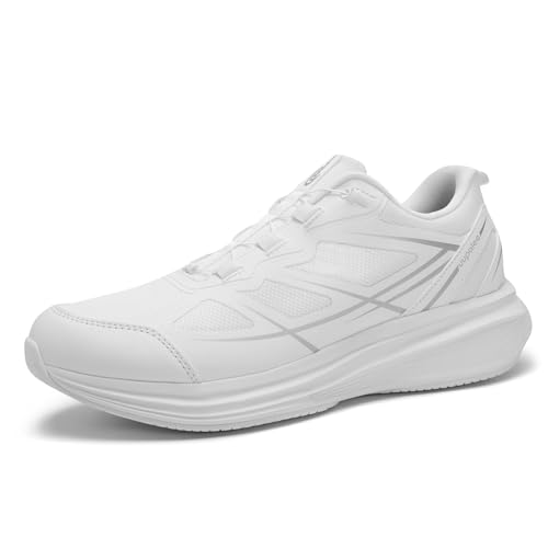 Image of uupalee World's First Adjustable Hands Free Shoes for Women Men - Self Lacing Walking Shoes with Innovative Design, No-Tie Laces, No-Bend Convenience, Slip on & Slide & Go