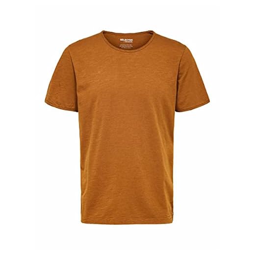 SELECTED HOMME Herr Slhmorgan Ss O-Neck Tee W Noos T-shirt, Munkar rock, S