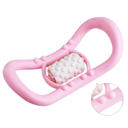 Yoga Ring Massage Tool with Roller Ball, Manual Self Massager, Pilates Sport Fitness Exercise Training Circle, 1 Piece