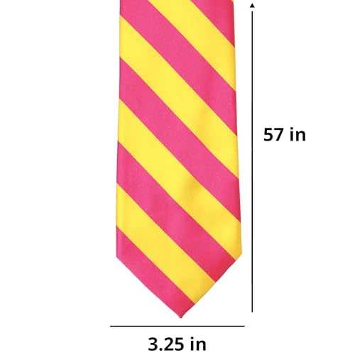 Image of tiemart Men's Striped Tie Standard Length