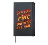 Poetry Slam Writer Poet Literature Slam Poetry Day Hardcover Journal, Black