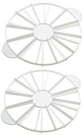 Ateco 1327 Cake Portion Marker, 10 or 12 Slices, Works for Cakes Up To 16-Inches Diameter - Set of 2