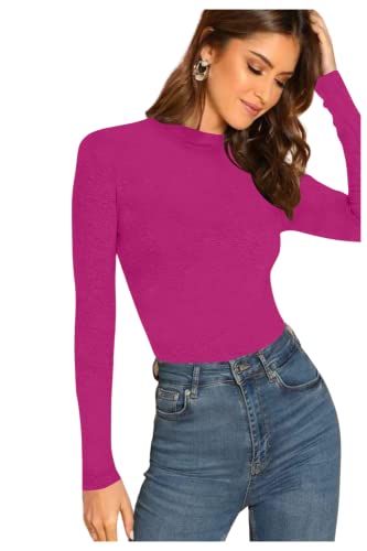 Image of Dream Beauty Fashion Women's Casual Round Neck Long Sleeves Stylish Top, 23 inch inches (Top Empire-06)