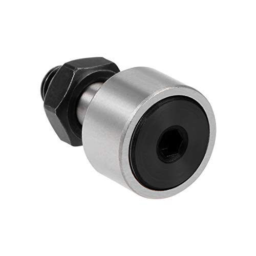 Uxcell Cf8 Cam Follower Kr19 Needle Roller Bearing, 19Mm Roller Diameter, 11Mm Roller Width, M8 Standard Stud 2Pcs #TOP2