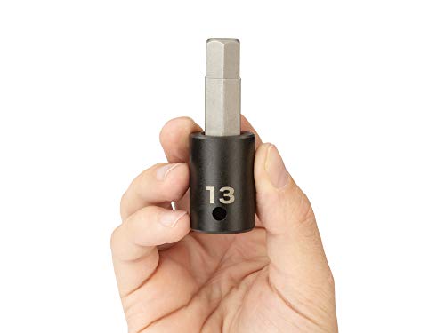 Image of TEKTON 1 /2 Inch Drive x 13 mm Hex Impact Bit Socket | SIB23213