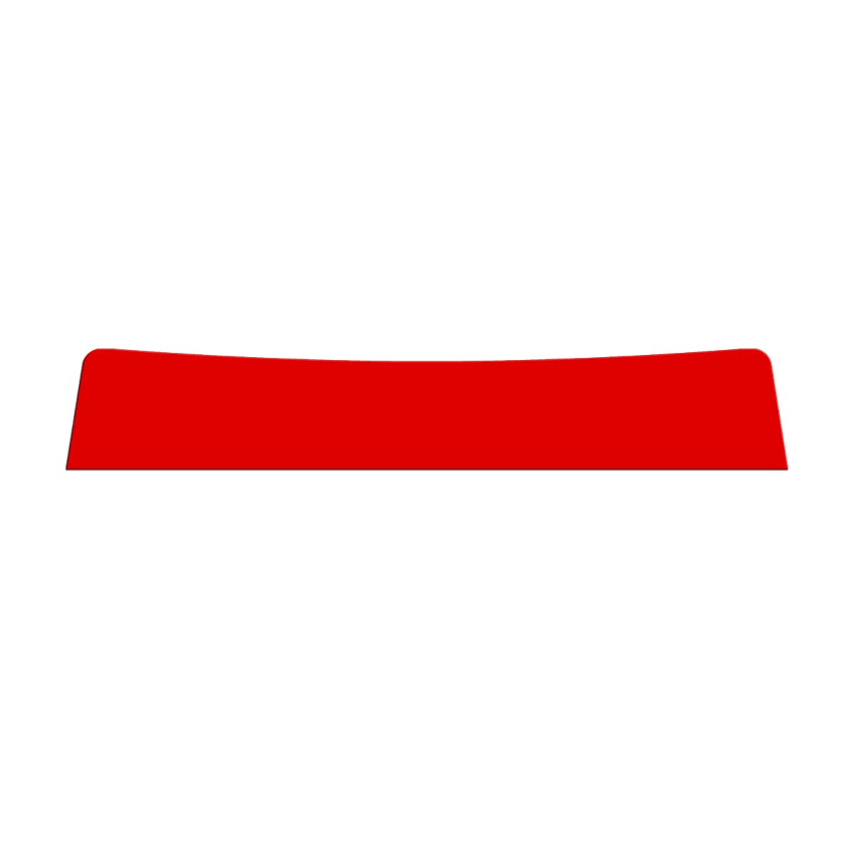 Polyward Red Sunstrip For Ford Fiesta Mk7 Windscreen Banner Decal Sticker Sunshade - Pre-Cut Easy Install (Red)