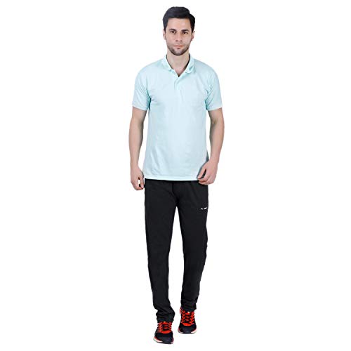 Image of Trackpants for Men - Regular Fit, Cotton Hoisery, Ultra Soft, Comfortable, Lightweight, Ziper Pockets, Front Zip, Back Pocket, Solid Mnimal