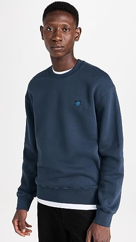 Maison Kitsuné Men's Tonal Fox Head Patch Comfort Sweatshirt2