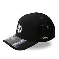 Capslab Casquette Homme & Femme, Casquette 6 Panels Dragon Ball Super, Ajustable par Clip, Noir Taille TU