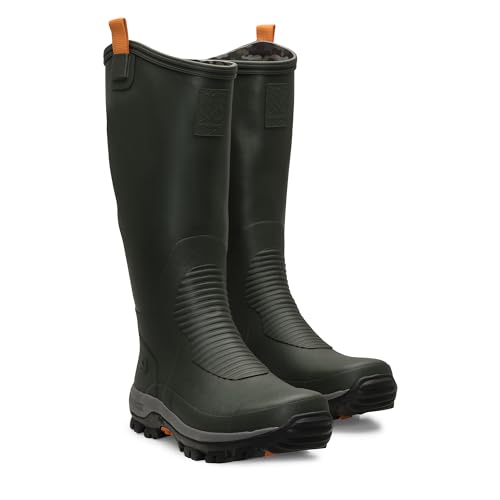 Foto von viking Unisex-Erwachsene Elk Hunter Light Rain Boot, Green/Black,44 EU