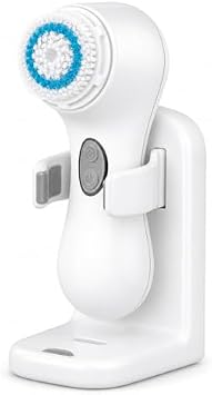Microtree Electric Facial Cleansing Brush and Adhesive No Drill Wall Mount Holder