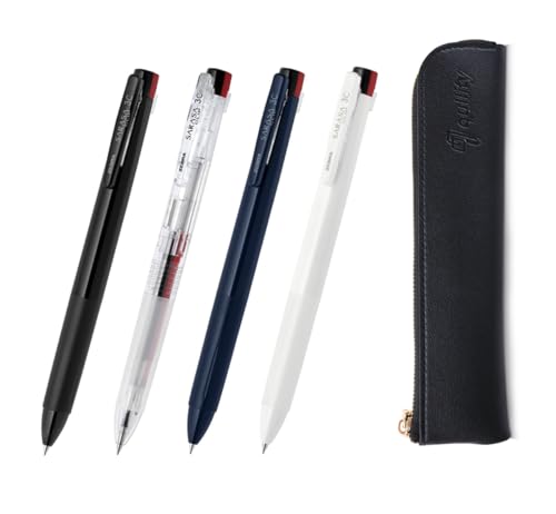 Zebra Sarasa 3C stylo 0.5 mm noir lot de 4 à séchage rapide anti-bavure