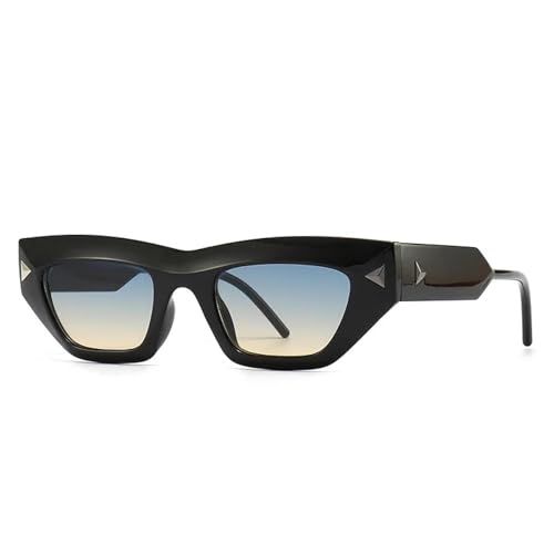 Lunettes de soleil vintage tachetées mixtes avec protection UV400