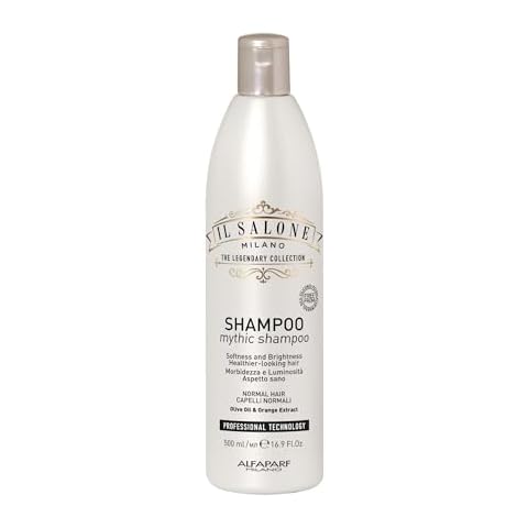 Il Salone Milano Professional Mythic Shampoo - Moisturizing Shampoo for Normal Hair - Gently Cleanses While Adding Shine, Softness and Hydration - Salon-Quality Hair Care (16.9 oz / 500 ml) Cover