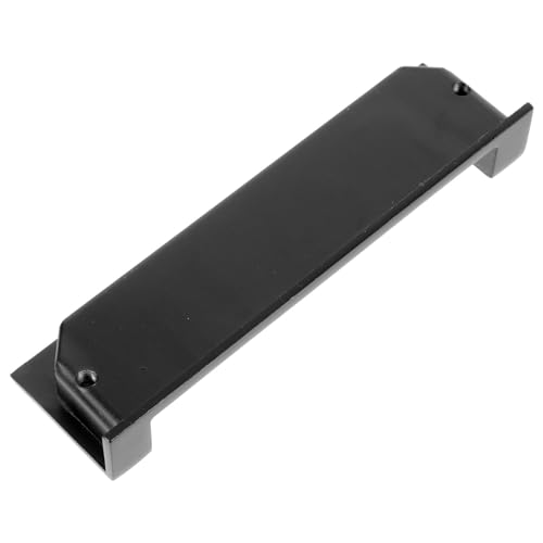 DOITOOL Asa Empotrada Interior Oficina Adentro Manija De La Puerta Del Armario Tiradores Para Armarios y Cajones Manejar Cerrar Adhesivo Cerca Gancho Perchas Black Aleación De Zinc