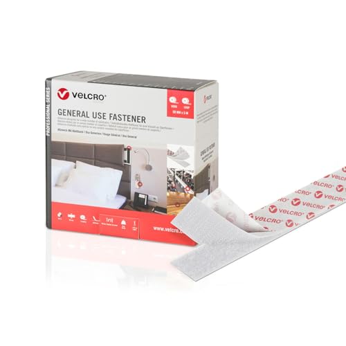 Velcro Ruban double face blanc 50 mm x 5 m - Marque EAN : 8412355200073