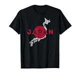 Recuerdo de bandera y mapa Japonés - Japón Camiseta