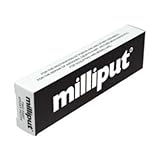 Milliput Epoxy Black, Resistant to Heat, Easy-to-Mix and Apply, DIY Projects, Perfect for Metal, Wood, Plastic, Ceramic, Glass, Ensuring Long-Lasting, Two-Part Epoxy Repair, Multipurpose Use, 113g