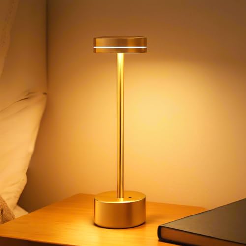 さえだ 間接照明 テーブルランプ おしゃれ【無段階調光・3種類光色・雰囲気作り】北欧風 卓上ライト 充電式 5200mAh LED 置き型 ベッドサイドランプ 卓上 インテリア 目に優しい ナイトライト バーキ/ャンプ/氛围灯/常夜灯/枕元/授乳ライト お祝い・卒業・誕生日プレゼント(T型北欧風)