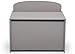 Delta Children MySize Deluxe Toy Box, Grey