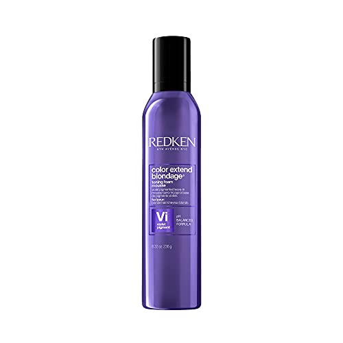 Redken Redken Color Extend Blondage Purple Foam Anti Brass Purple Mousse for Blonde Hair, 8.32 oz.