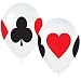 Casino Card Night 11" Latex Balloons - Package of 12