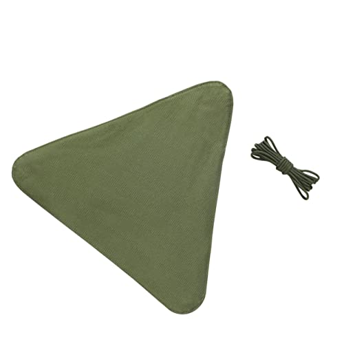 JOINPAYA Outdoor Fishing Stool with Triangle Cloth Fasten Rope Lightweight Portable Camping Seat for Hiking Travel BBQ Beach and Picnics