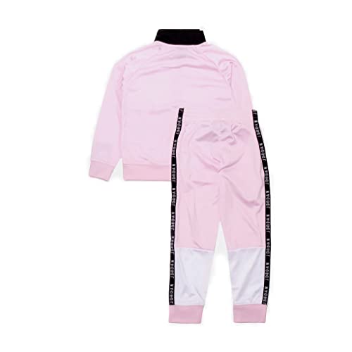 Air Jordan Blocked Tricot Set Preschool Set (Pink/Black)2