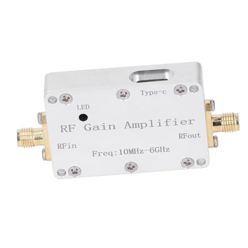 Dpofirs Amplificador de Ganancia de RF de bajo Ruido Módulo de Recepción de Señal de 10 DB 10 MHz-6 GHz para Aplicaciones de Amplio Rango de Frecuencia, Diseño Compacto 1 Pieza para Equipos CNC