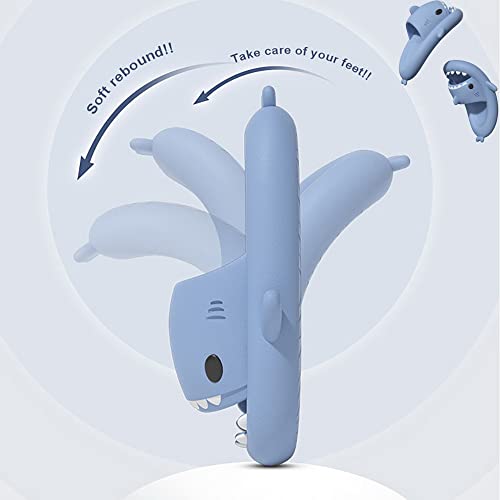 LELEBEAR Shark Slides Adult Cloudy Cute Shark Slippers For Women Men3