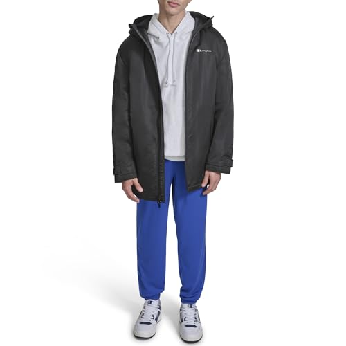 Champion Men's Sherpa Lined Mid-Length Sideline Jacket with Hood2