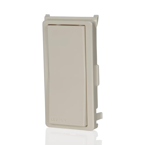 Image of Leviton Color Change Faceplate Only - Compatible with Decora Smart and Decora Digital Switches (Switch Not Included), DDKIT-ST, Light Almond