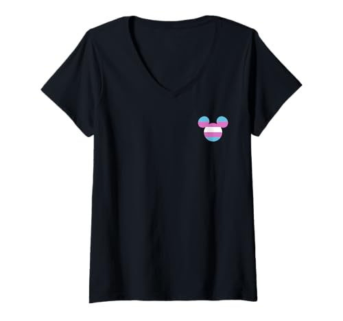 T-shirt Mickey Transgender Pride Flag Disney idéal pour vos sorties estivales et la Pride
