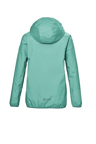killtec Mädchen Funktionsjacke/Regenjacke mit Kapuze KOS 138 GRLS JCKT, aqua, 152, 42988-000