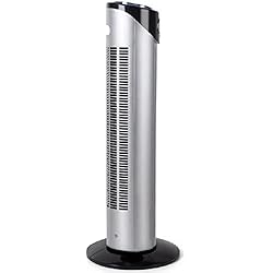 Suinga Ventilador de torre, 3 velocidades, mando a distancia, 3 modos de ventilación, temporizador, display digital, 45 W