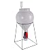 FastFerment Conical Fermenter - Home-Brew Kit - BPA Free Food Grade Primary Carboy Fermenter. Perfect 3 Gallon fermenter or a Small Batch 1 Gallon fermenter. Stand and All Hardware incl (3 Gallon)