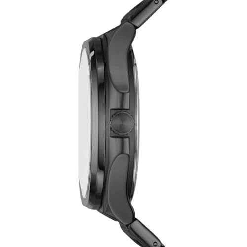 Image of Fossil Evanston Automatic Black Stainless Steel Watch - BQ2621