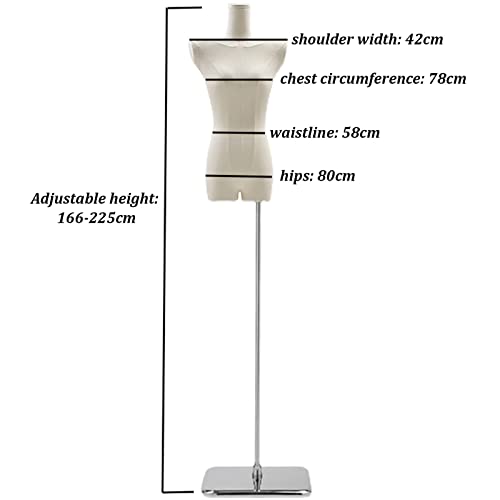 Schneiderpuppen-Mannequin-Torso, Mannequin-Ständer, Mannequin-Körper, Torso, Weiblich, Halbe Skala, Dummy-Display, Büste, Maniquins-Körper Mit Metallsockel, Ständer Für Schaufenster, Hochzeitskleid,